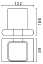 Стакан подвесной Art&Max Platino AM-E-3968AL