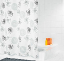 Штора для ванной комнаты Ridder Hurricane серый/серебряный 180x200 42337