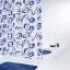 Штора для ванной комнаты Ridder Andy синий/голубой 180x200 41353