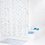 Штора для ванной комнаты Ridder Sylt синий/голубой 180x200 32313