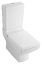 Крышка-сиденье Villeroy & Boch La Belle 9M32 S1R1 белая, с микролифтом, петли хром 9M32S1R1